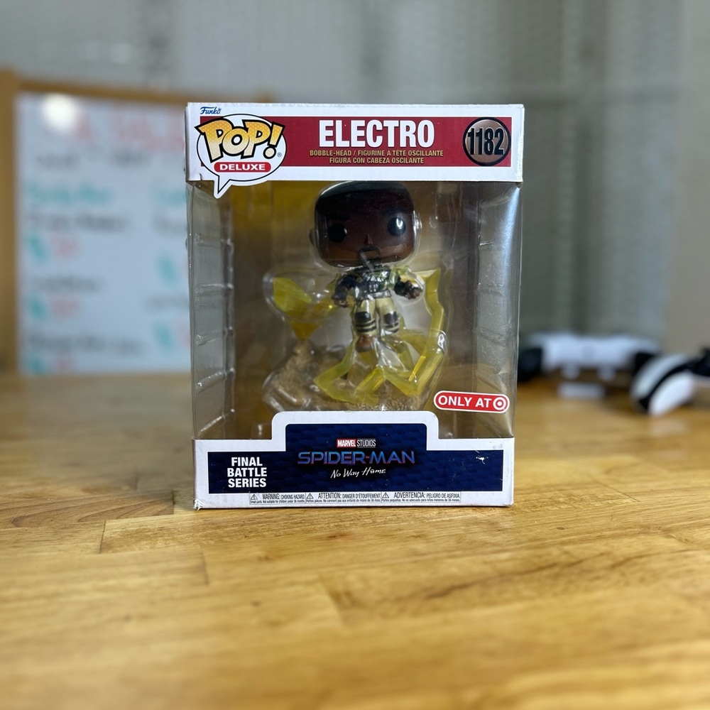Funko Pop Deluxe Electro 1182 Spider-Man No Way Home Target Exclusive